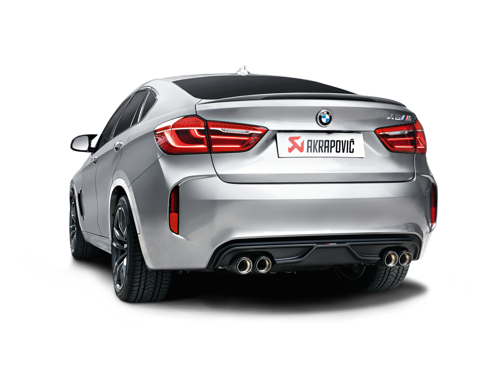 BMW X6 M (F86) (2015-2018) Akrapovic Hiilikuitudiffuusori-4