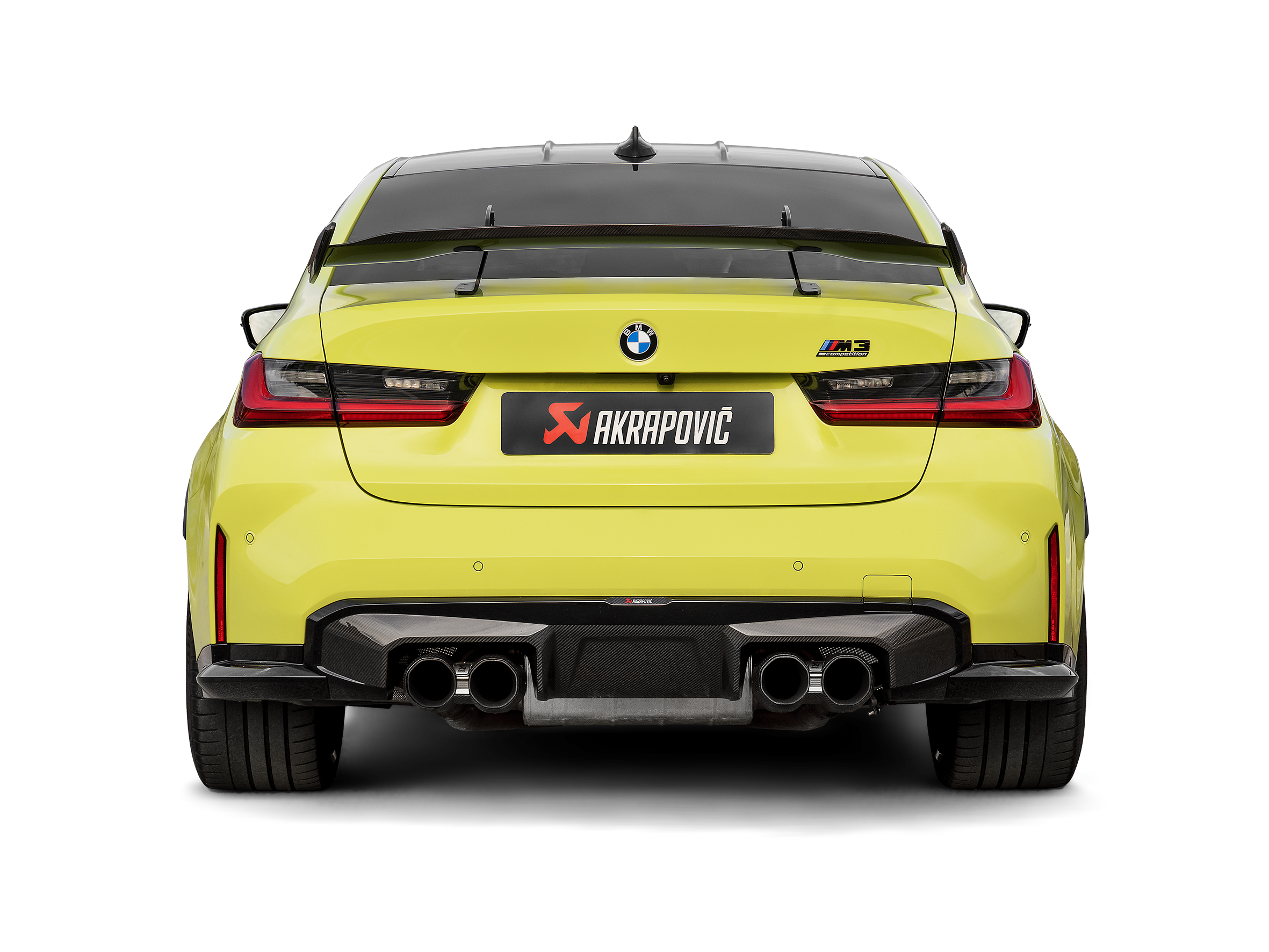 BMW M4 (G82, G83) (2021-2023) Akrapovic Hiilikuitudiffuusori (Gloss)-3