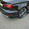 Audi A3 8V facelift 16-20 S-line takapuskurin carbon-look kulmapalat Maxton-4