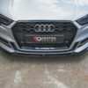 Audi A3 S3 S-line 16-20 facelift sedan etupuskurin carbon-look etulippa Maxton-2