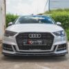 Audi A3 S3 S-line 16-20 facelift sedan etupuskurin carbon-look etulippa Maxton-3