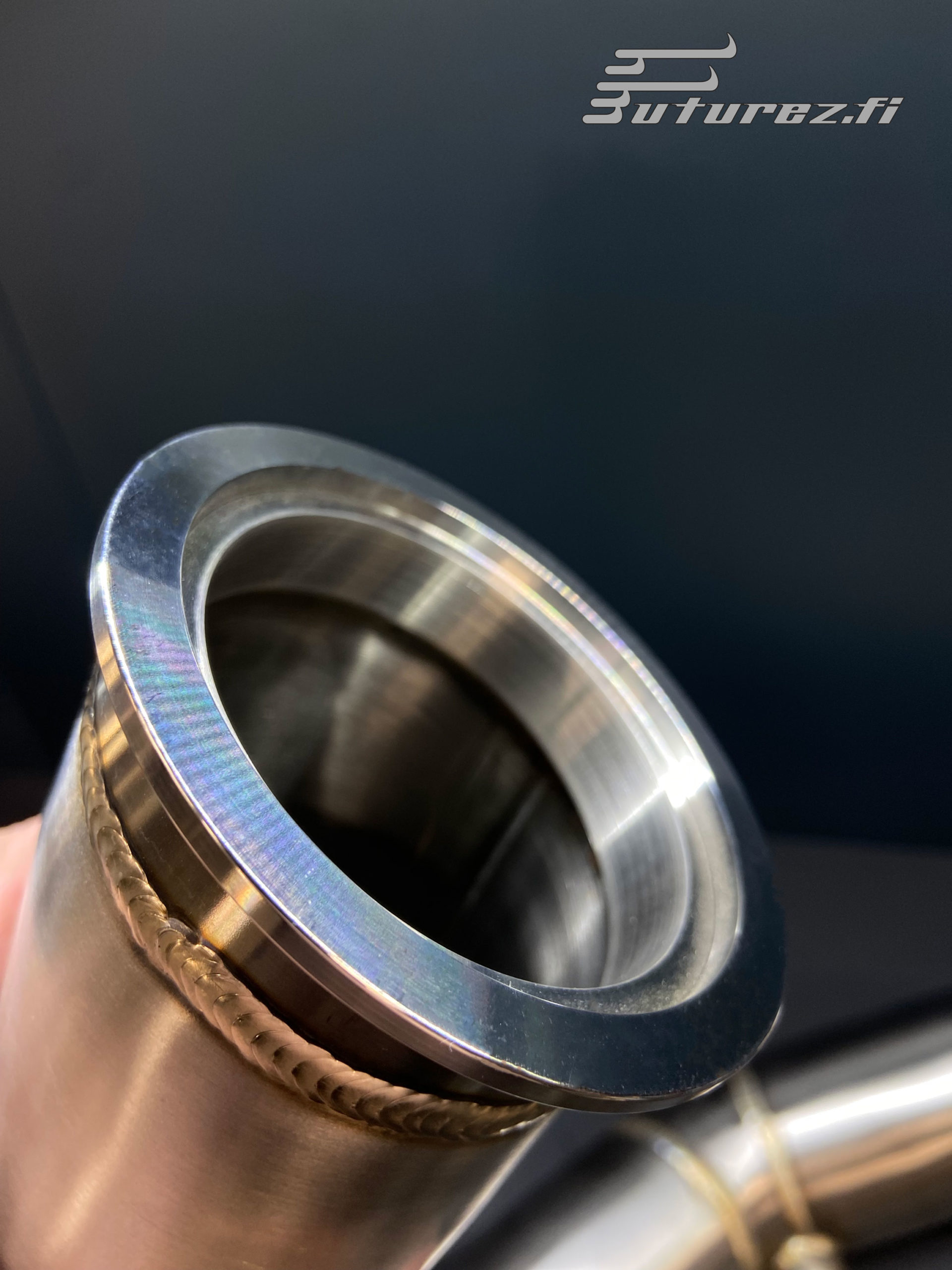 F* Essentials downpipe (cat), Mercedes-Benz M276 C43 AMG, C400/450 (W205) - Image 3