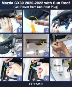 FitcamX autokamera, Mazda CX-30 MX30 (2020-2024)-3