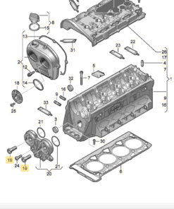 Nokkapyörän säätöventtiili, VAG EA888.3-3