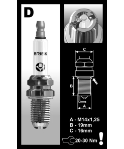 BRISK Racing DOR12DS spark plug