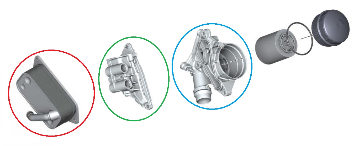 Improved Racing BMW Öljyjäähdyttimen termostaatti (180F)-6