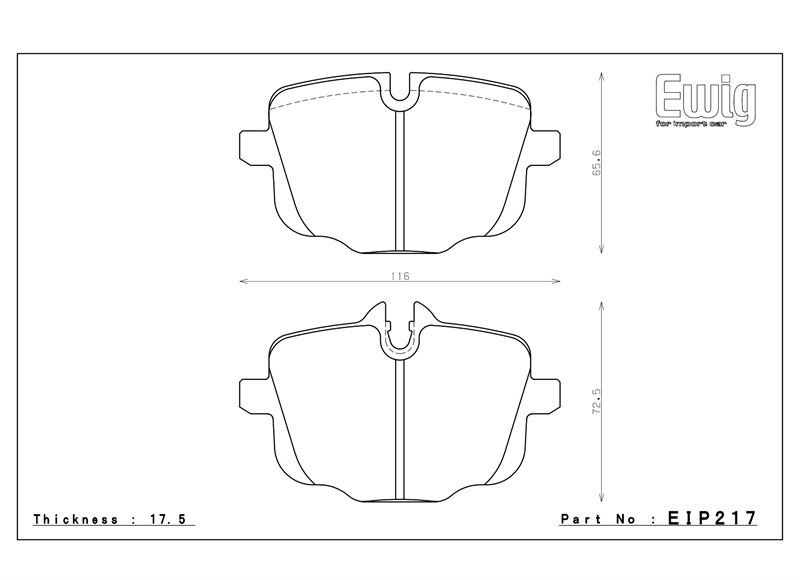 Endless MX87 takajarrupalat, BMW G8x M2 / M3 / M4 (Street)-2