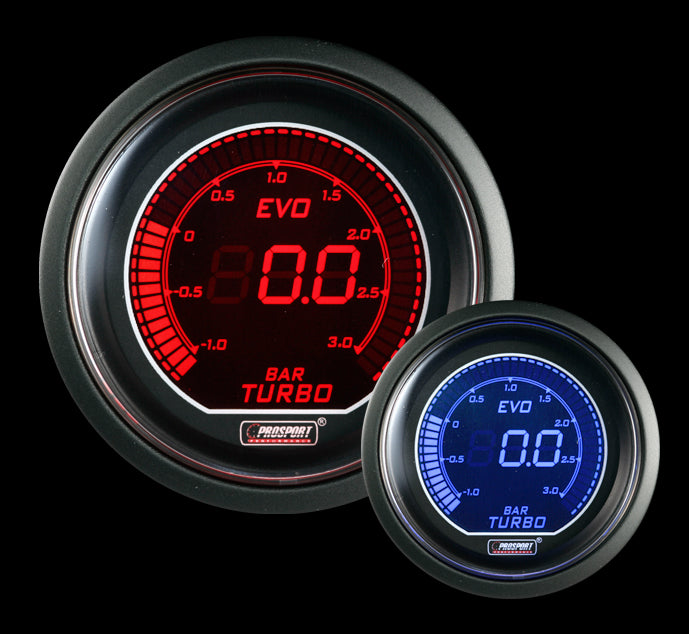 Pro-Sport EVO series, electronic boost gauge