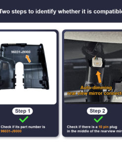 FitcamX autokamera, Hyundai Kona / Kona EV (2018-2021)-2