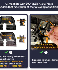 FitcamX autokamera, Kia Sorento (2021-2023)-2