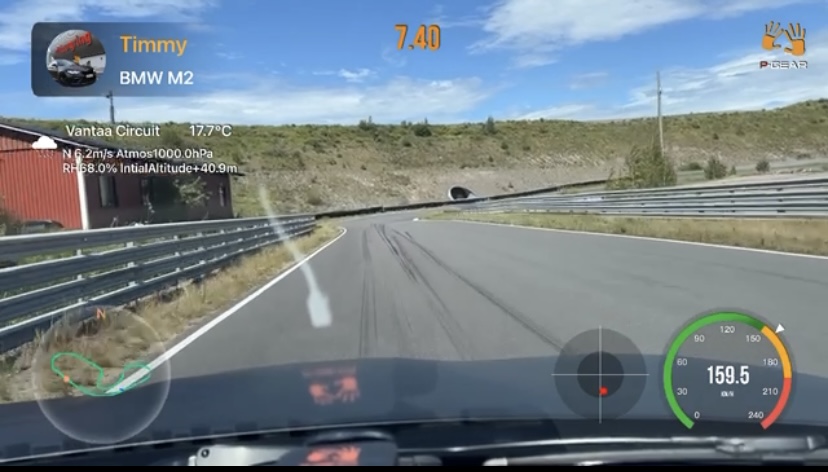 BMW M2 in Vantaa circuit