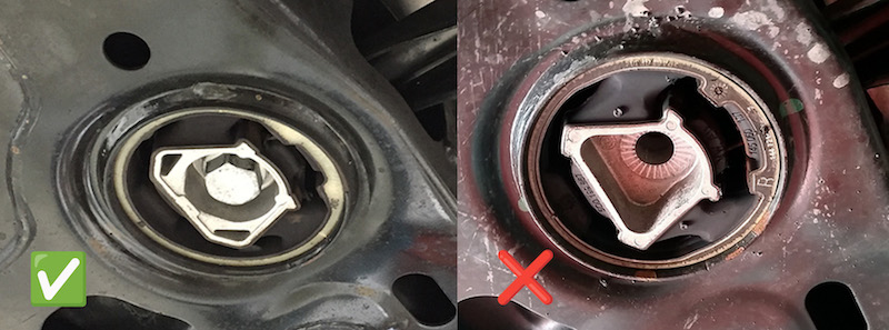 MQB dogbone mount comparison