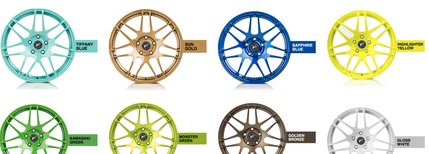 F14 Forgestar värivaihtoehdot