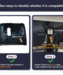 FitcamX autokamera, Kia Stinger 2018-2021 mallit-2