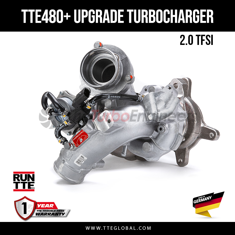 TTE480 turboahdin, Audi S3 8P / VW GOLF MK6 R (EA113 2.0TFSI)