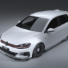 Volkswagen Golf MK7.5 GTI / GTD, Zaero Design EVO-1 etusplitteri-8