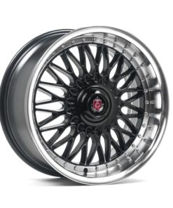 AXE EX10 vanne, 18x8 / 5x115 ET40 BLACK & POLISHED LIP