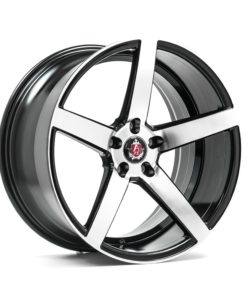 AXE EX18 vanne, 19x8.5 / 5x118 ET40 BLACK & POLISHED