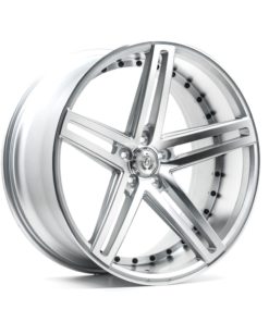 AXE EX20 vanne, 22x9 / 5x108 ET35 SILVER POLISHED FACE & BARREL