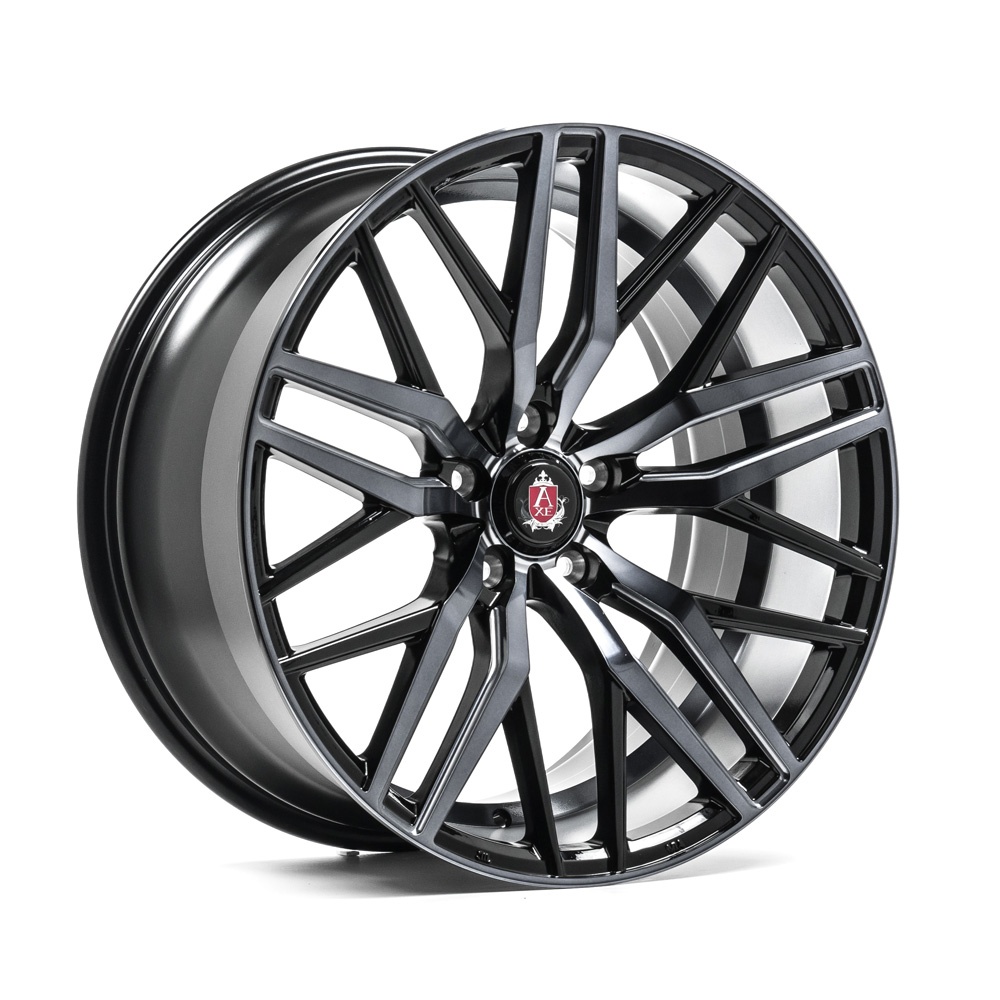 AXE EX30 vanne, 20x10 / 5x110 ET42 BLACK POLISHED FACE & TINTED
