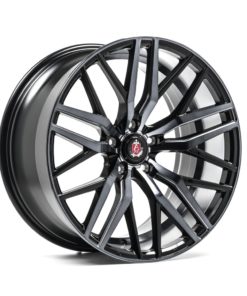 AXE EX30 vanne, 20x10 / 5x115 ET42 BLACK POLISHED FACE & TINTED