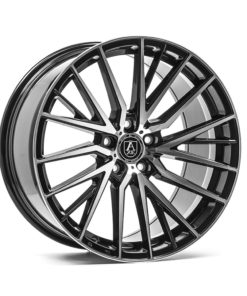 AXE EX40 vanne, 20x8.5 / 5x118 ET25 BLACK & POLISHED (No concave)