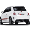 Abarth 500/500C (2008-2017), Akrapovic Slip-On pakoputkisto-3