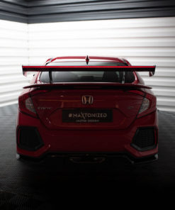 Hiilikuituspoileri (w/ internal brackets) + LED Honda Civic SI Mk10, Maxton-2