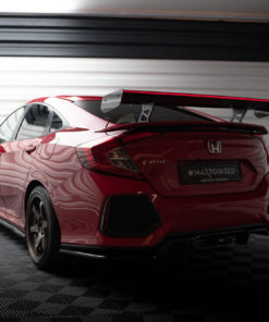 Hiilikuituspoileri (w/ internal brackets) + LED Honda Civic SI Mk10, Maxton-3