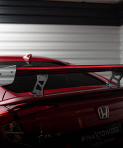 Hiilikuituspoileri (w/ internal brackets) + LED Honda Civic SI Mk10, Maxton