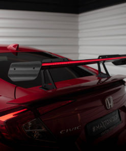 Hiilikuituspoileri (w/ upper swan) + LED Honda Civic SI Mk10, Maxton