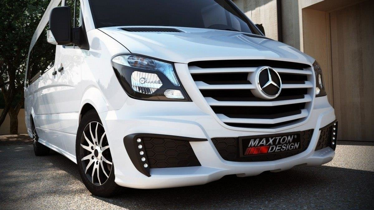 Etupuskuri MERCEDES SPRINTER 2013-UP WITHOUT LED, Maxton-2