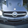Etusplitteri MERCEDES CLK W209 BLACK (SL BLACK SERIES LOOK), Maxton-3