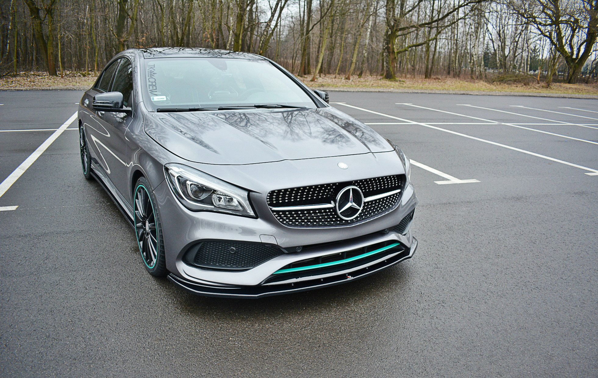 Etusplitteri (V1) MERCEDES-BENZ CLA C117 AMG-LINE FACELIFT, Maxton-2