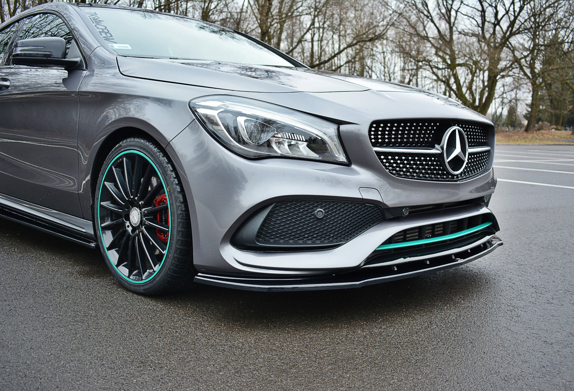 Etusplitteri (V1) MERCEDES-BENZ CLA C117 AMG-LINE FACELIFT, Maxton-3