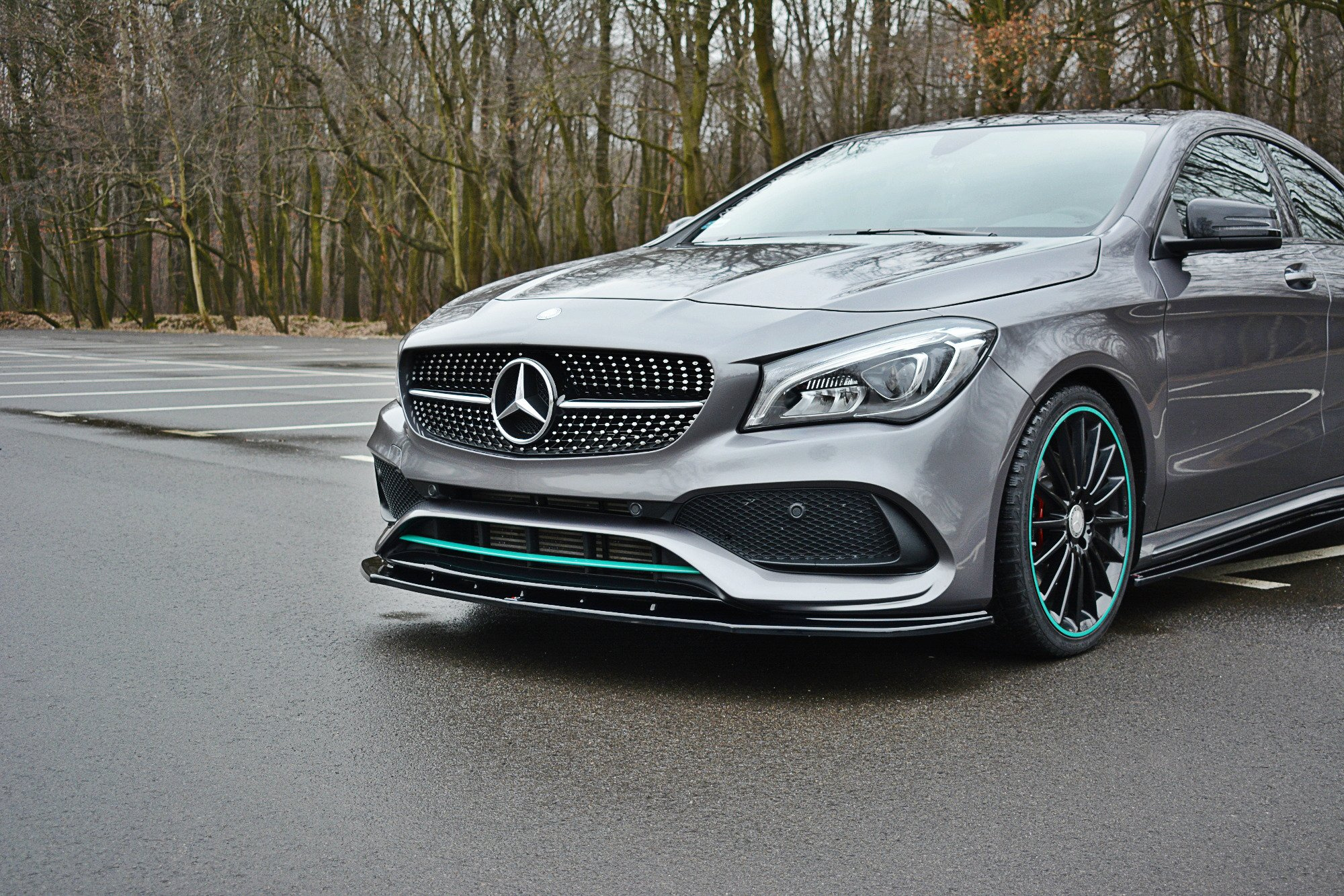 Etusplitteri (V1) MERCEDES-BENZ CLA C117 AMG-LINE FACELIFT, Maxton