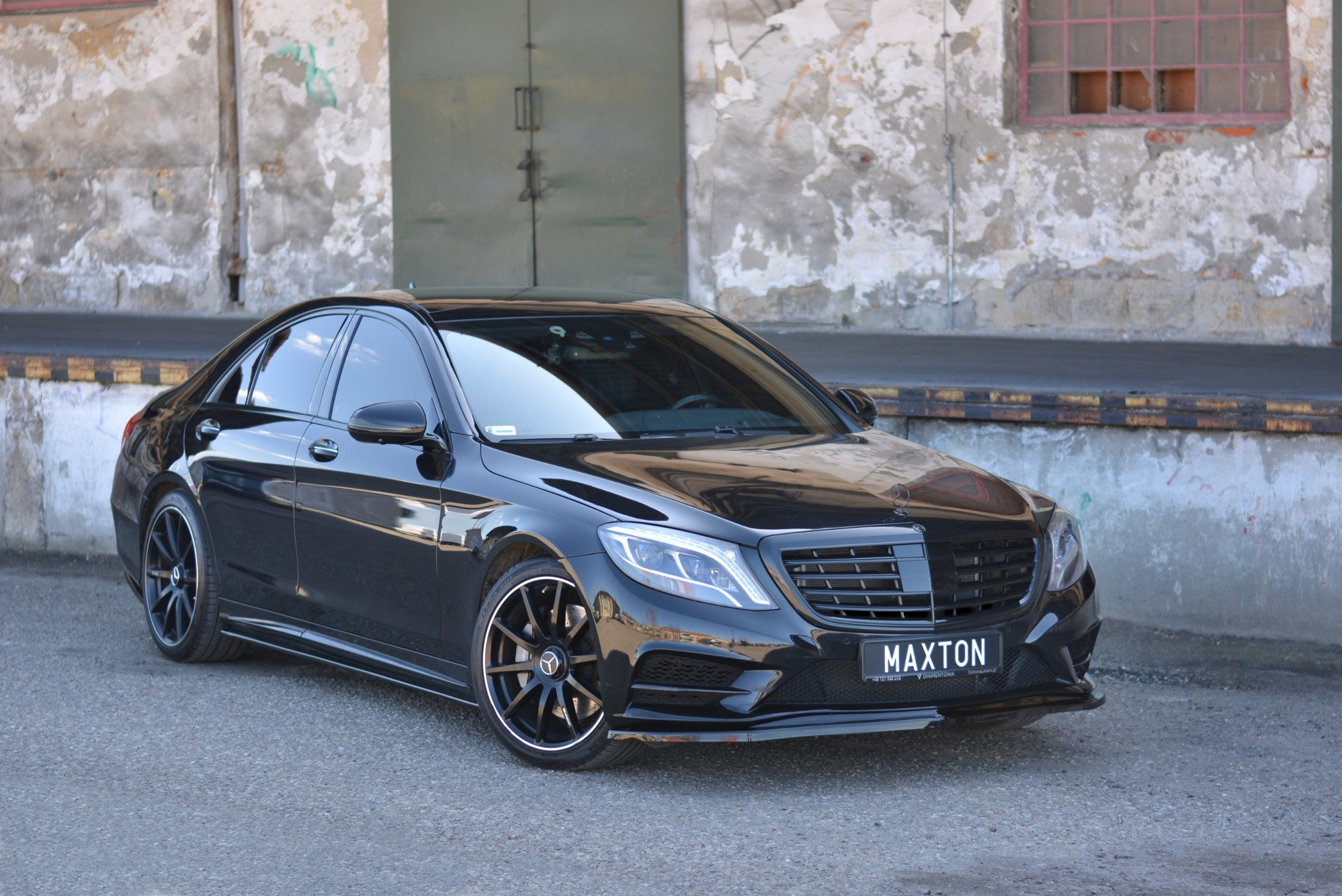 Etusplitteri (V1) MERCEDES-BENZ S-CLASS AMG-LINE W222, Maxton