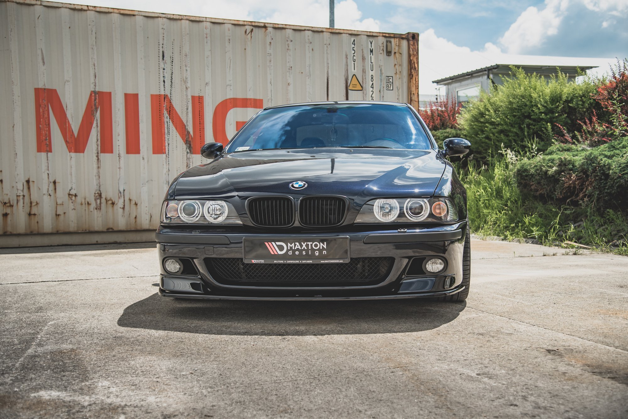 Front Side Splitters + Etulippaisarja BMW M5 / 5 M-Pack E39, Maxton-2