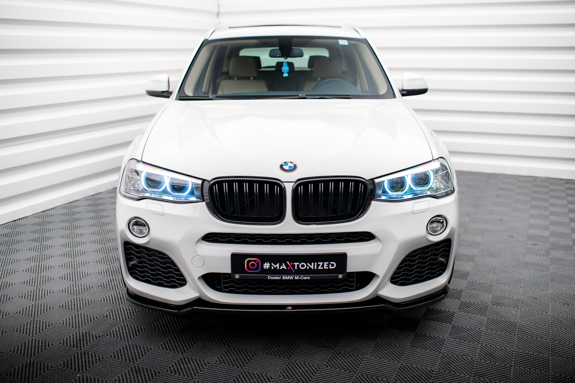 Etusplitteri BMW X3 M-Pack F25 Facelift, Maxton-2