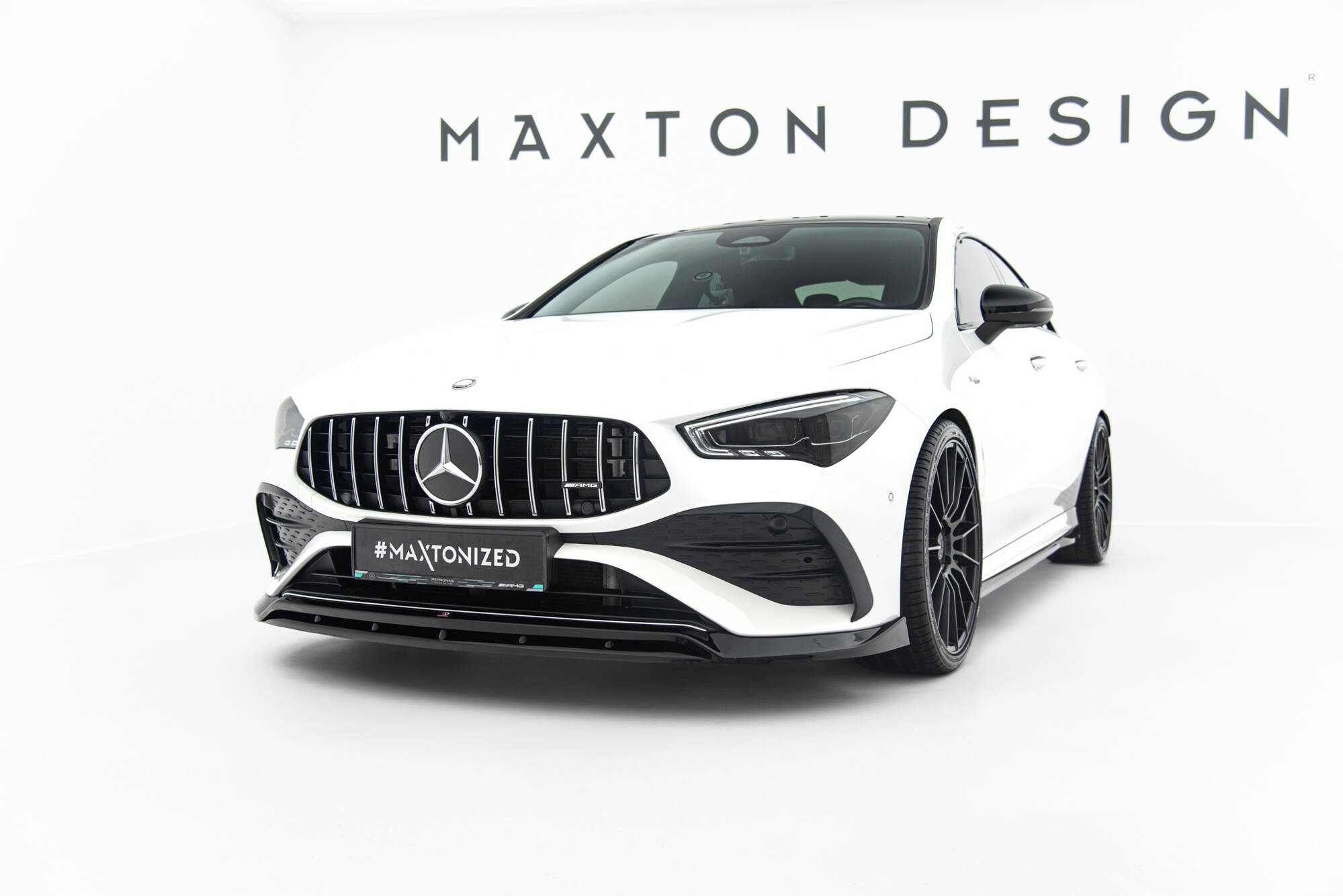 Etusplitteri Mercedes-AMG CLA 35 Coupe / Shooting Brake C118 Facelift / X118 Facelift, Maxton