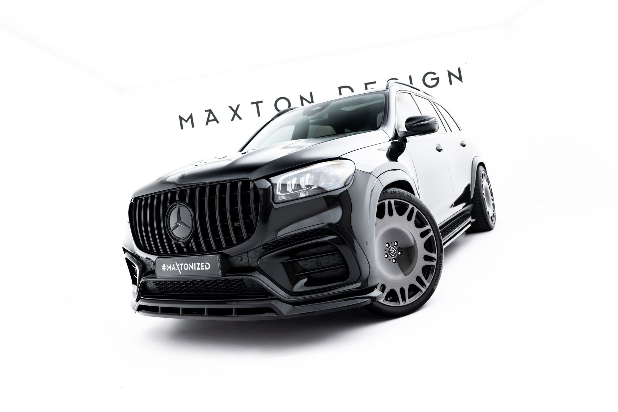 Etusplitteri Mercedes-Benz GLS AMG-Line X167 Facelift, Maxton-5
