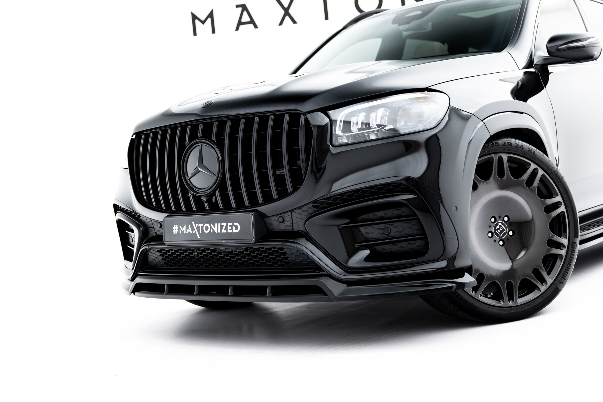 Etusplitteri Mercedes-Benz GLS AMG-Line X167 Facelift, Maxton