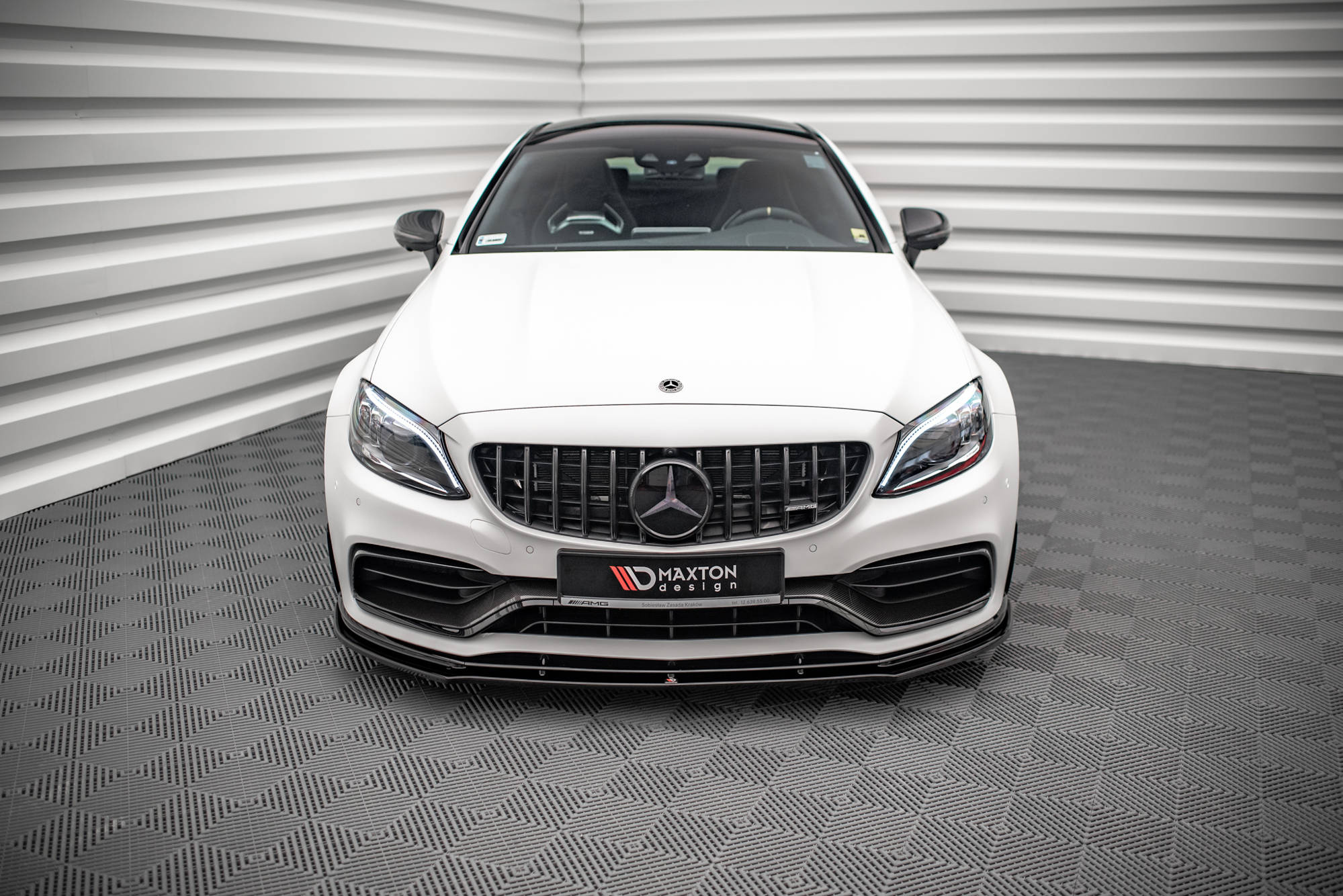 Etusplitteri (V1) Mercedes-AMG C63 Coupe AMG Aero Pack C205 Facelift, Maxton-2