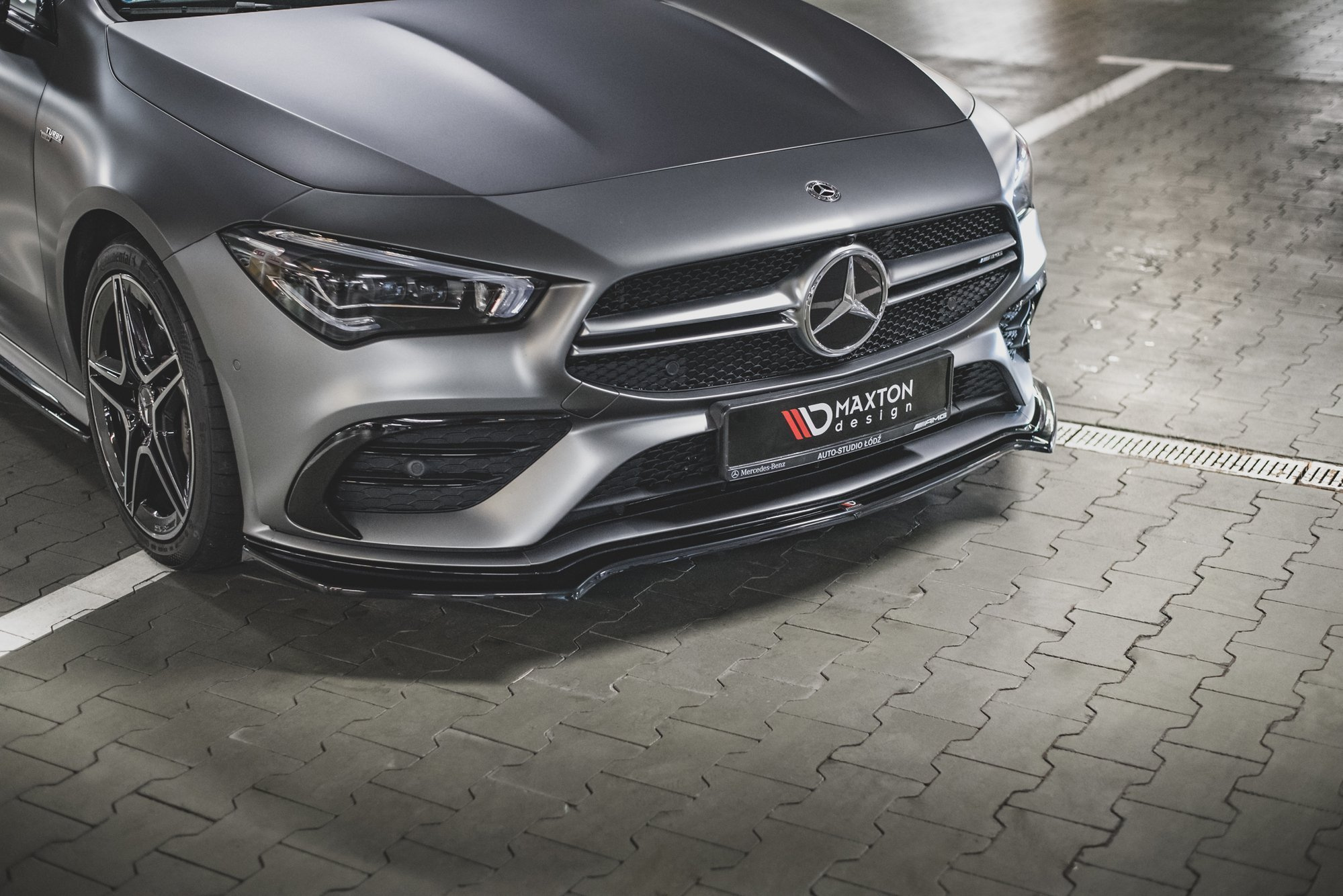 Etusplitteri (V1) Mercedes-AMG CLA 35 Aero C118, Maxton
