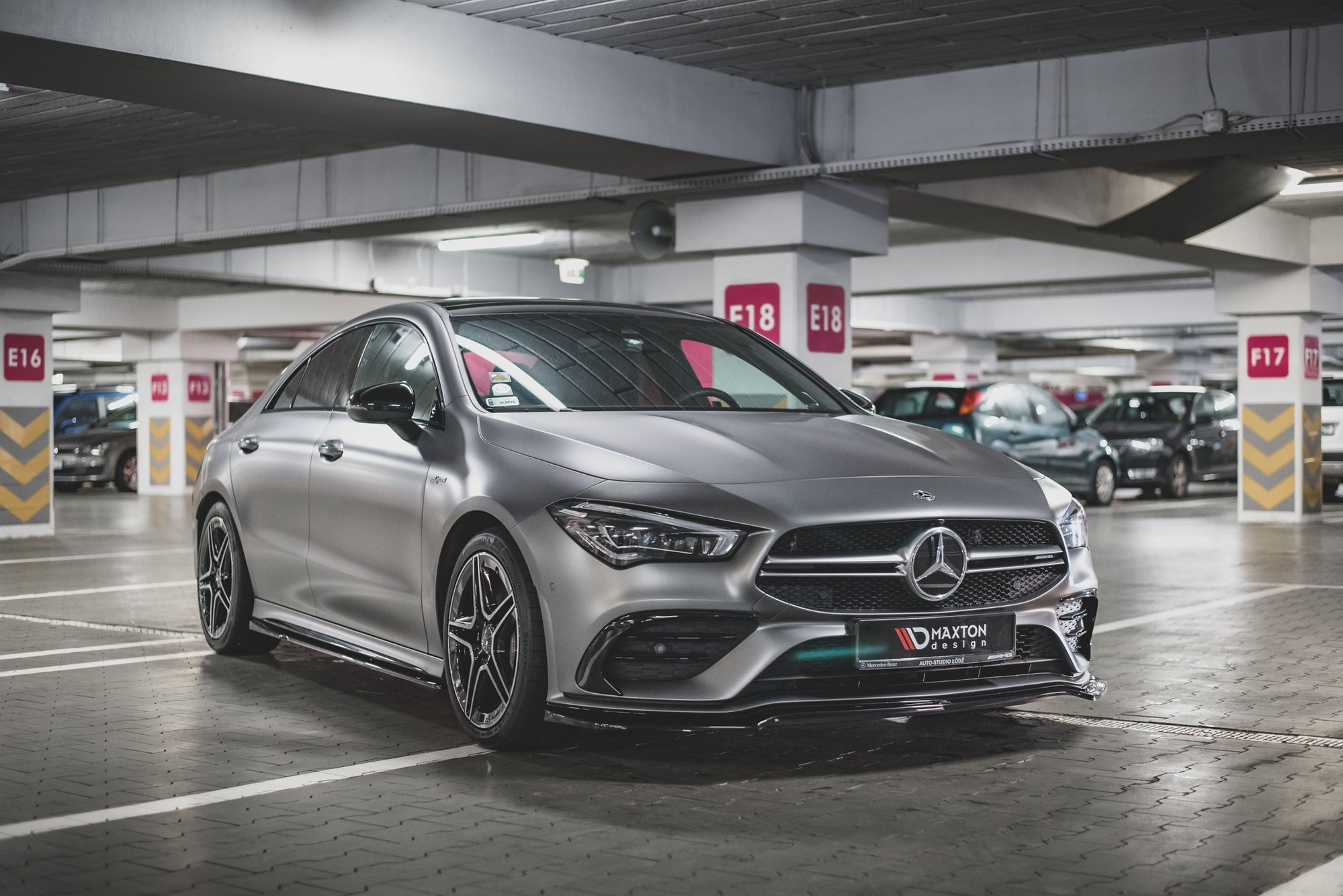 Etusplitteri (V1) Mercedes-AMG CLA 35 Aero C118, Maxton-3
