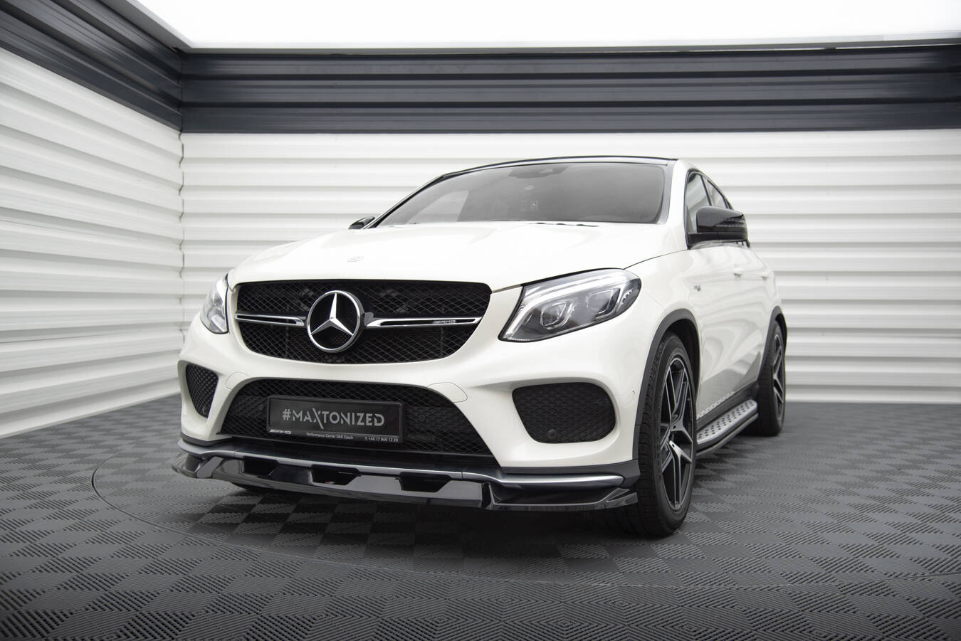 Etusplitteri (V1) Mercedes-Benz GLE Coupe 43 AMG / AMG-Line C292, Maxton
