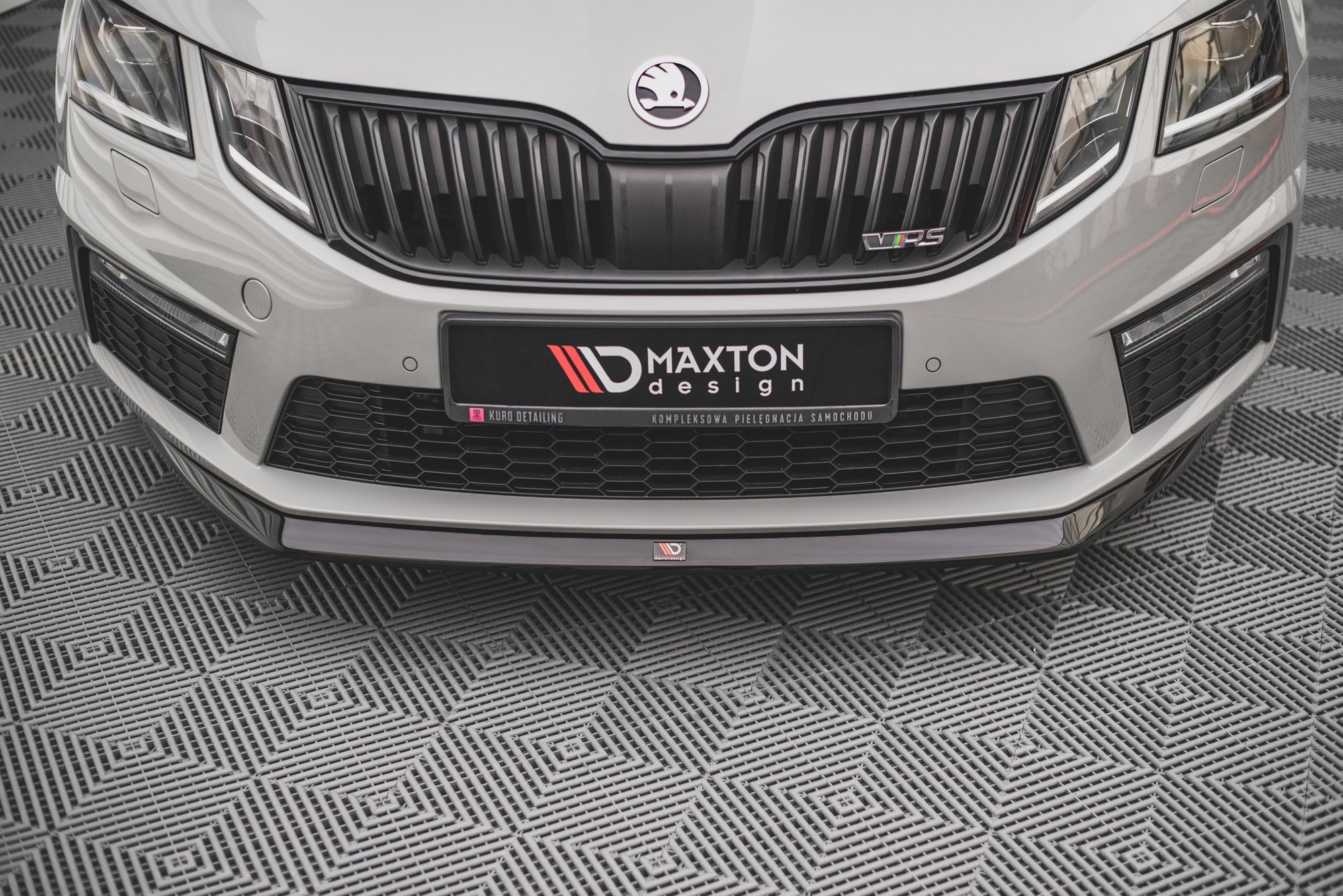 Etusplitteri (V1) Skoda Octavia RS Mk3 Facelift, Maxton-3