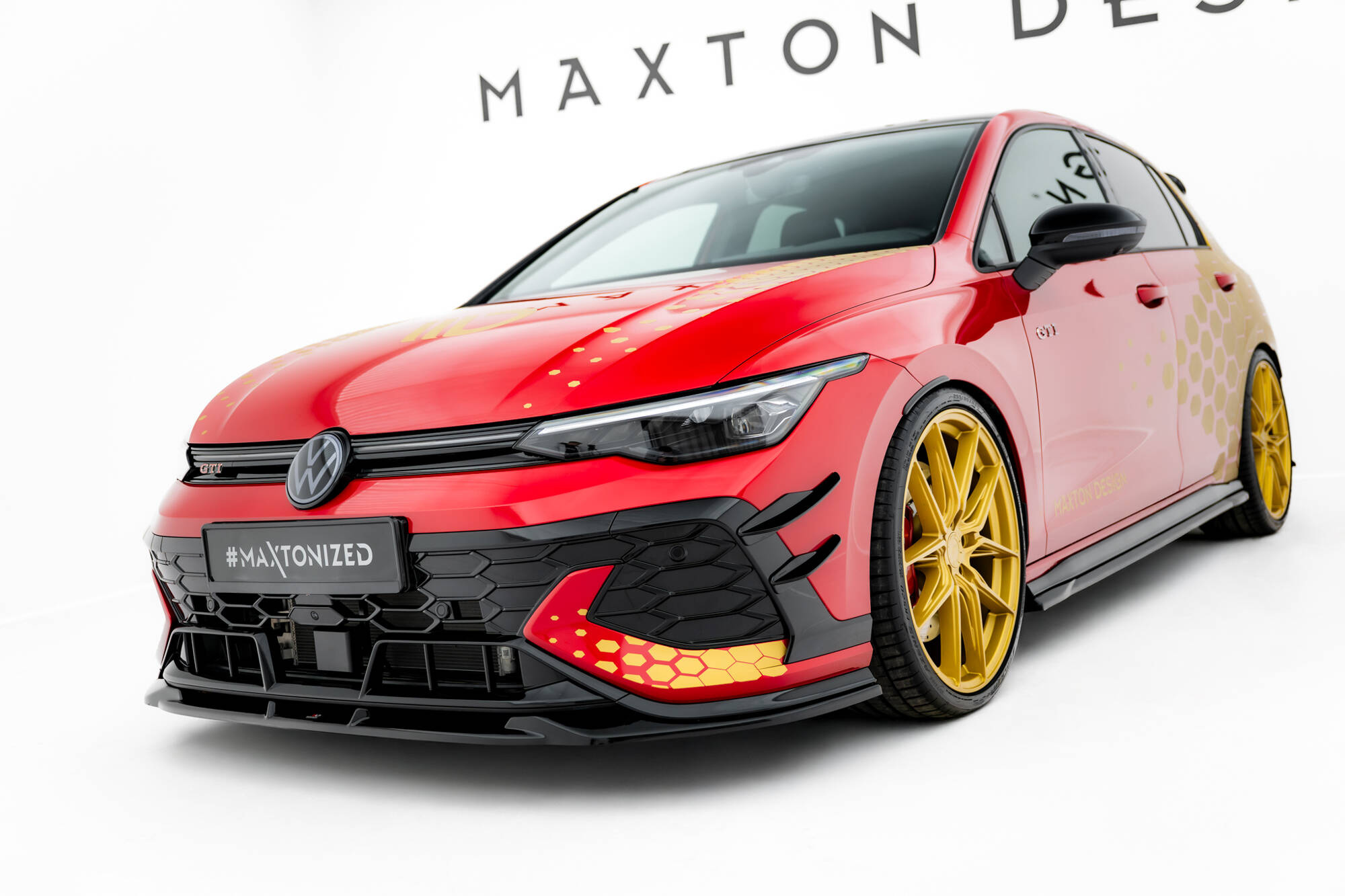 Etusplitteri (V1) Volkswagen Golf GTI Clubsport Mk8 Facelift, Maxton