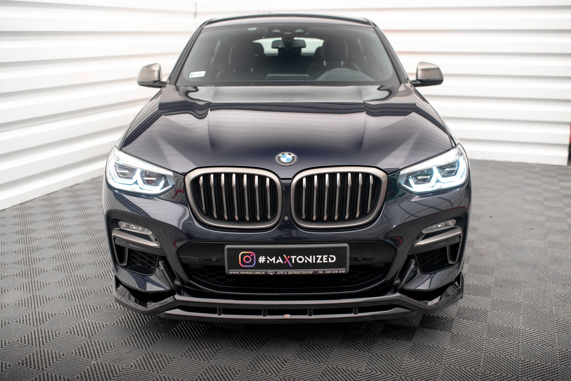 Etusplitteri (V2) BMW X4 M-Pack G02, Maxton-2