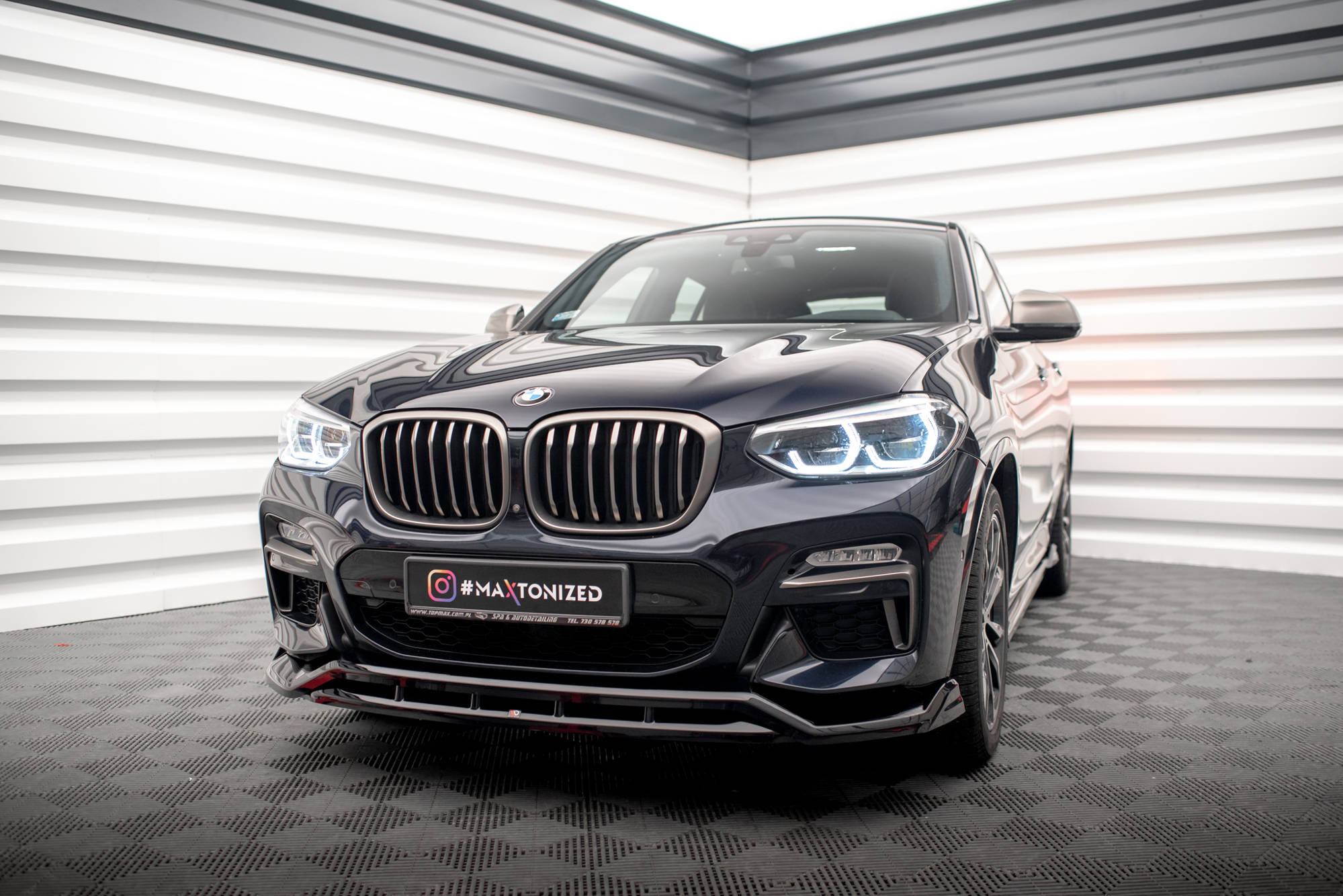 Etusplitteri (V2) BMW X4 M-Pack G02, Maxton